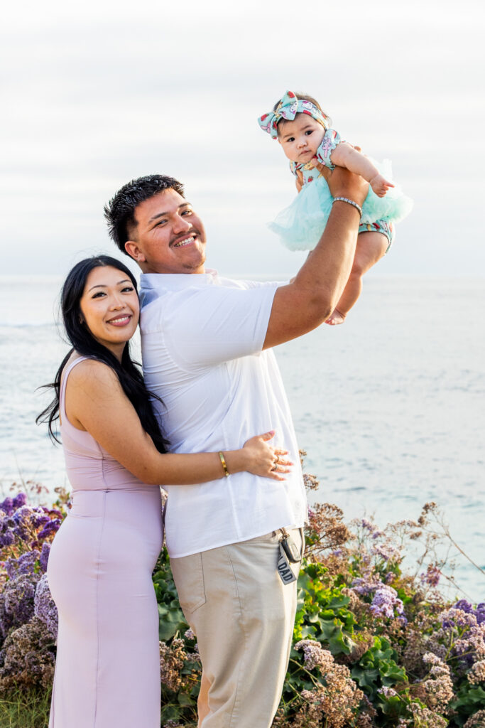 A Low-Key La Jolla Proposal with 50 Red Roses and Family Waiting Nearby engagements in san diego 8